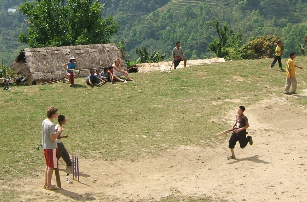 Get involved - how to get off the beaten track on your gap year - teach cricket in Darjeeling