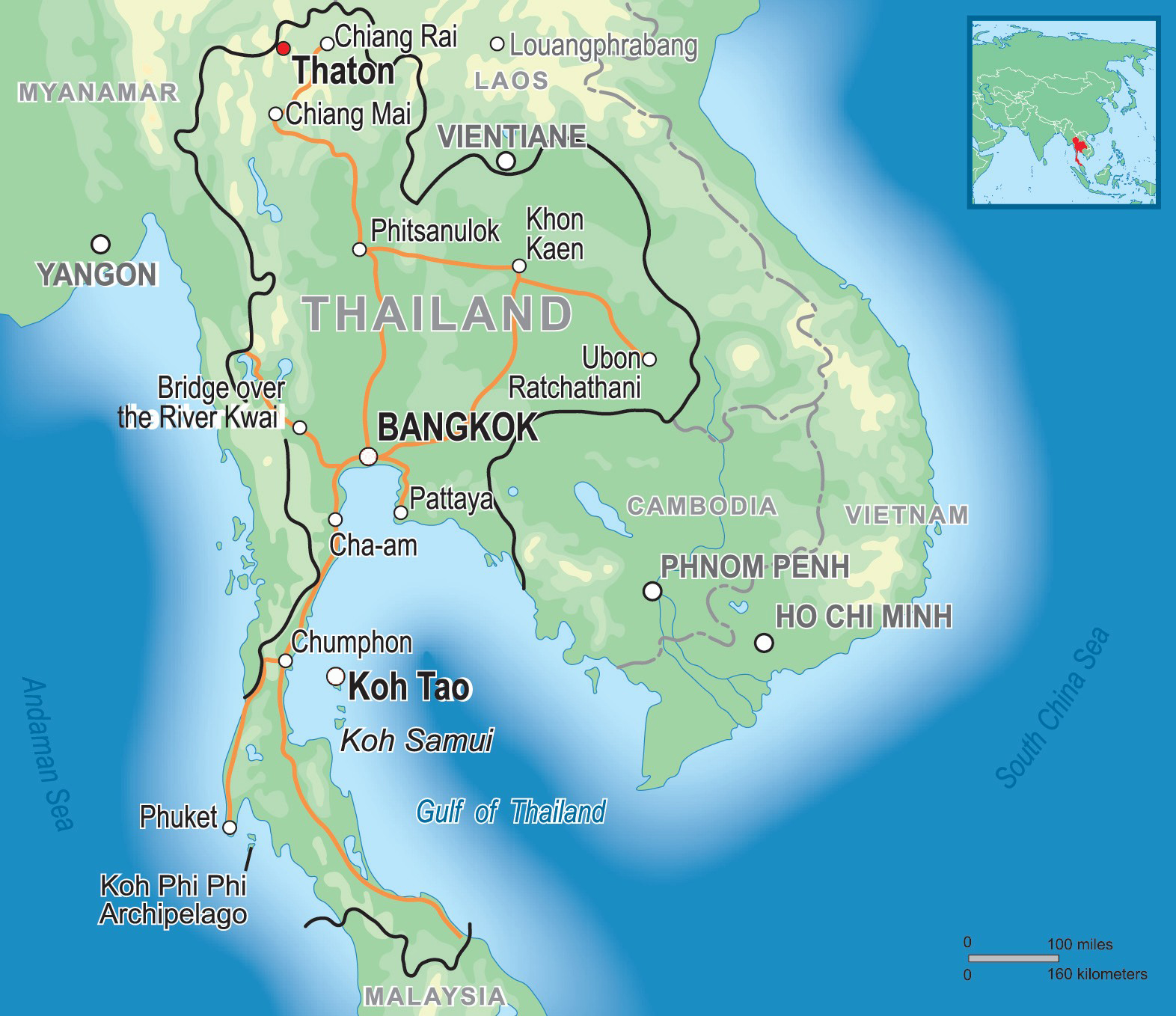 Карта городов таиланда. Самуи на карте. Пхи Пхи и Краби на карте Тайланда. Самуи остров в Тайланде на карте. Самуи на карте Тайланда.